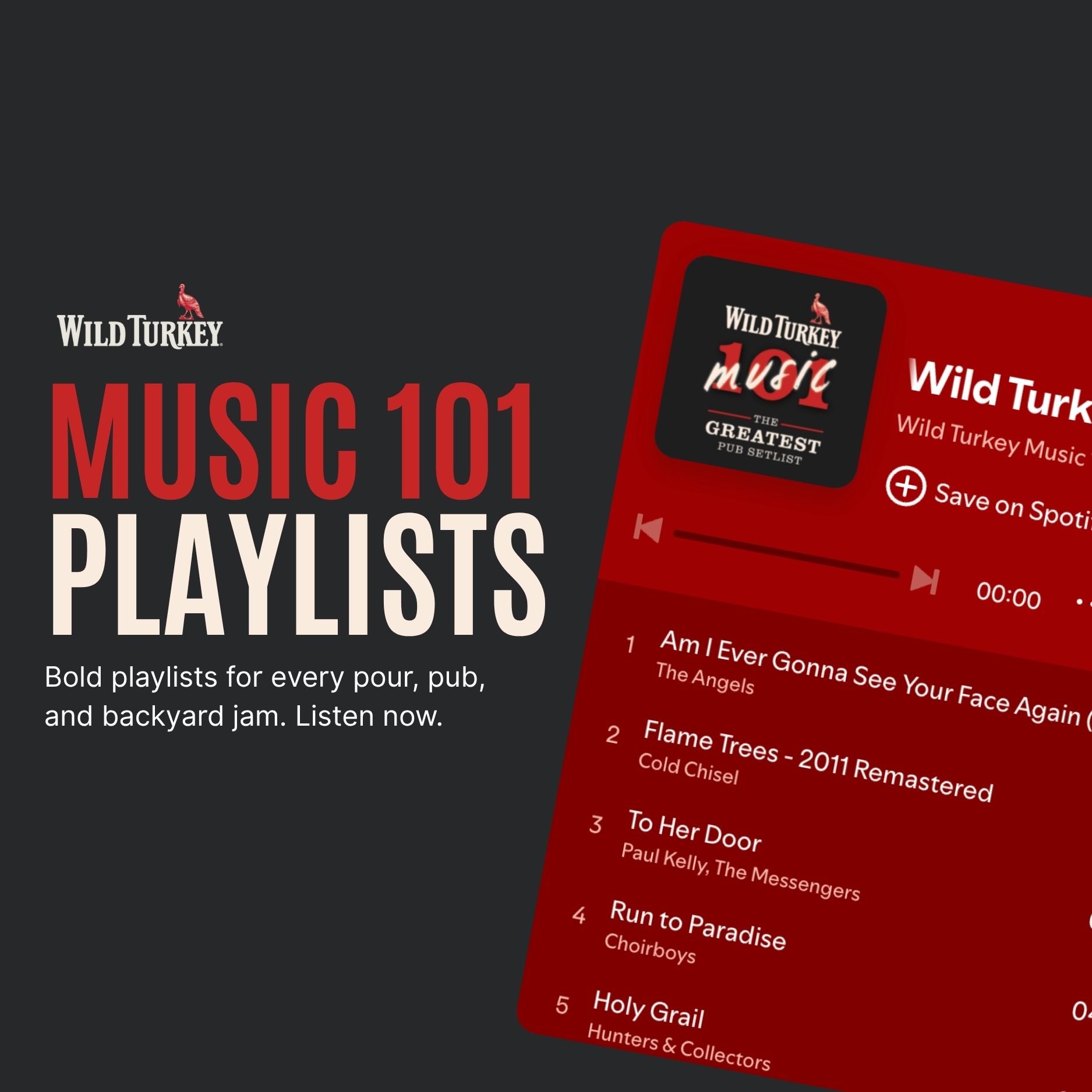 Wild Turkey Music playlists Square